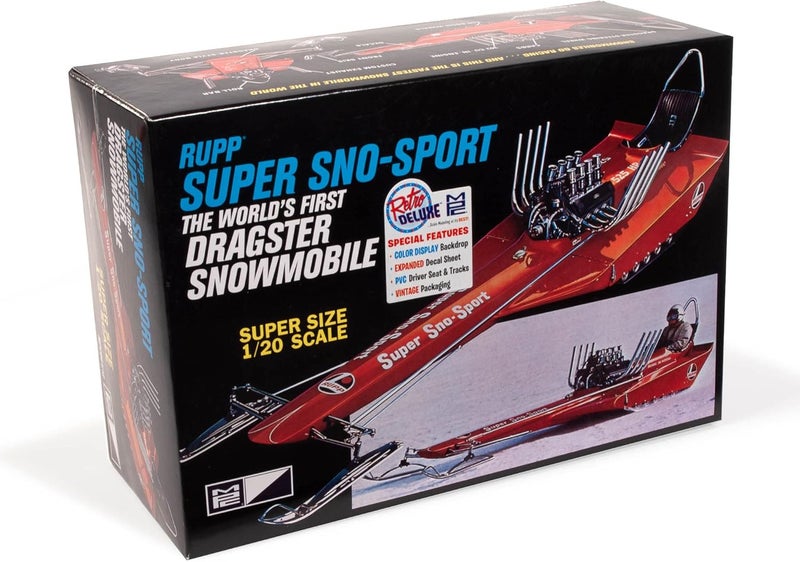 MPC Rupp Super Sno-Sport Snow Dragster 1:20 Scale Model Kit - Image 1