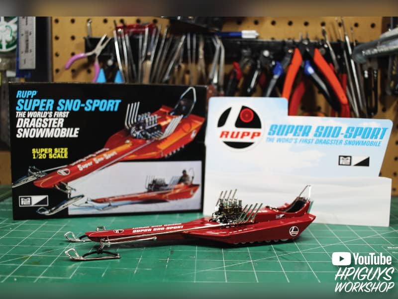 MPC Rupp Super Sno-Sport Snow Dragster 1:20 Scale Model Kit - Image 5