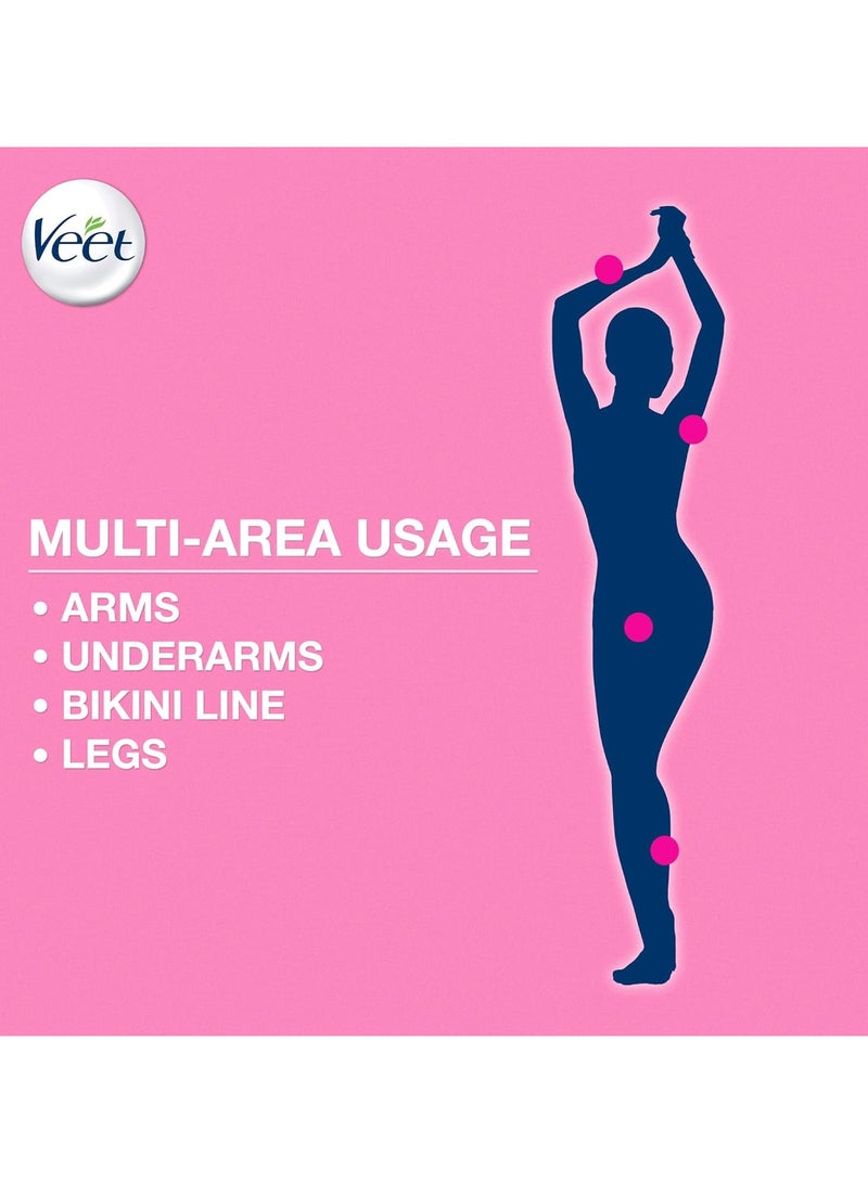 Veet Silky Fresh Hair Removal Cream for Dry Skin, 100 g (Pack of 2) - Image 3