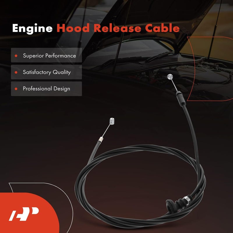 Front Hood Latch Release Cable for Toyota Prius C - Image 3