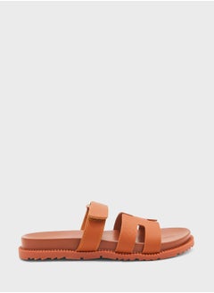 Gladiator Velcro Strap Flat Sandal