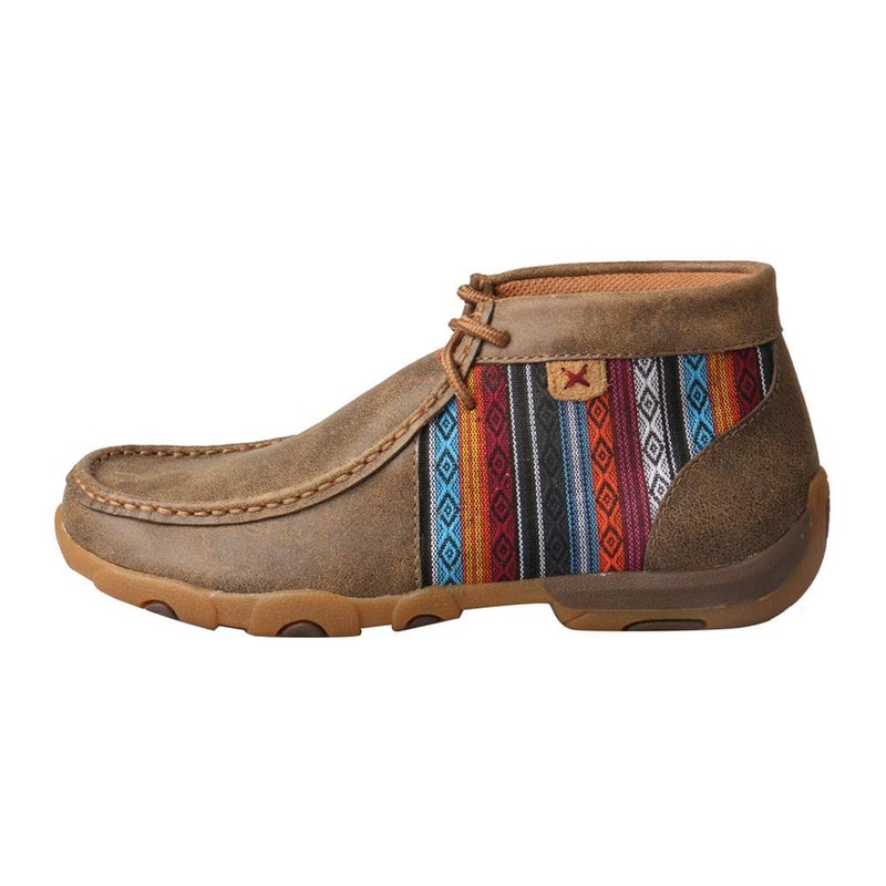 Twisted X Women's Chukka Driving Moc, Moc Toe, Bomber & Multi, 8.5 M - Image 3