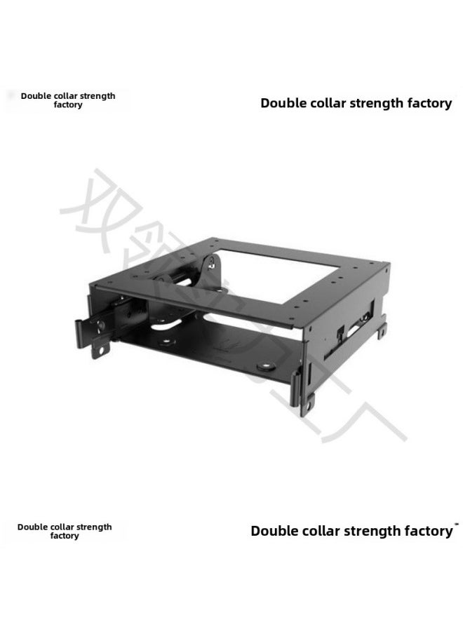 Withdrawable Shock Absorber Bracket 12cm Fan Position 3.5 Hole Position Multi-disc Position Superposition External Box-Color:Overlay