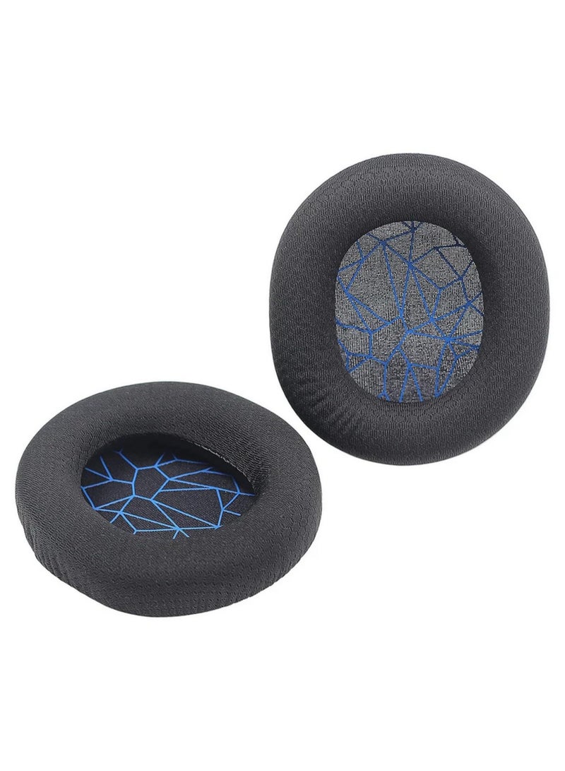 1pair Earpads Replacement Memory Sponge Gaming Headset Foam Ear Pads Protective Cover for SteelSeries Arctis 1/3/5/7/9/PRO Blue - Image 3