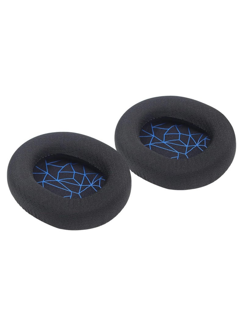 1pair Earpads Replacement Memory Sponge Gaming Headset Foam Ear Pads Protective Cover for SteelSeries Arctis 1/3/5/7/9/PRO Blue - Image 4