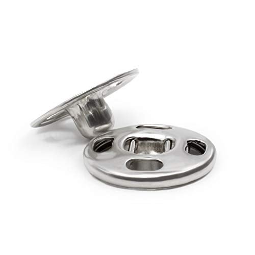 Dritz 80-10-65 Sew-On Snaps, Nickel-Plated Brass, Size 1/0 10-Count - Image 3