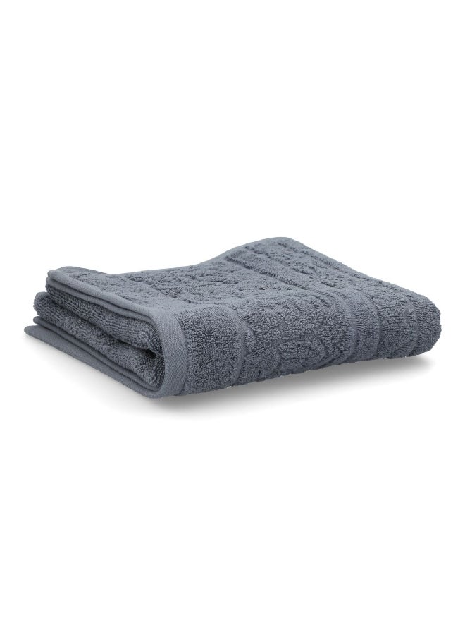 Cannon Highly Absorbent and Quick Drying Jacquard Hand Towel Dark Blue 50 x 100 cm CN JE50X100-DBLUE - Image 3