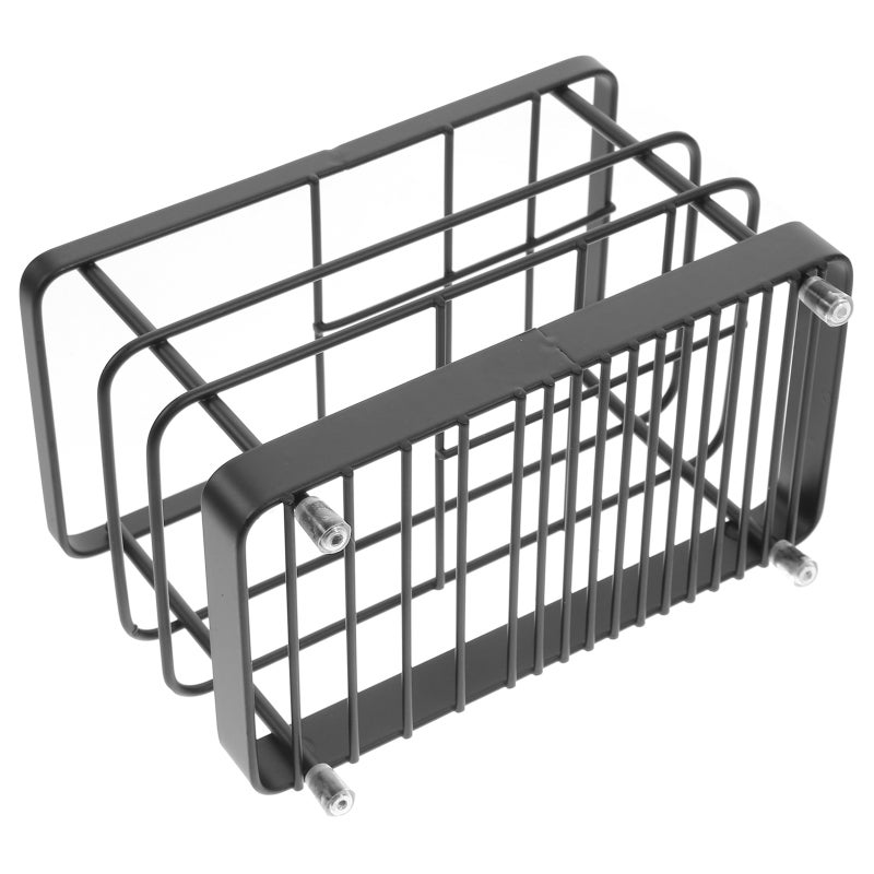 Iron Toothbrush Holder Metal Hollow Toothpaste Stand Bathroom Sundry Holder - Image 3