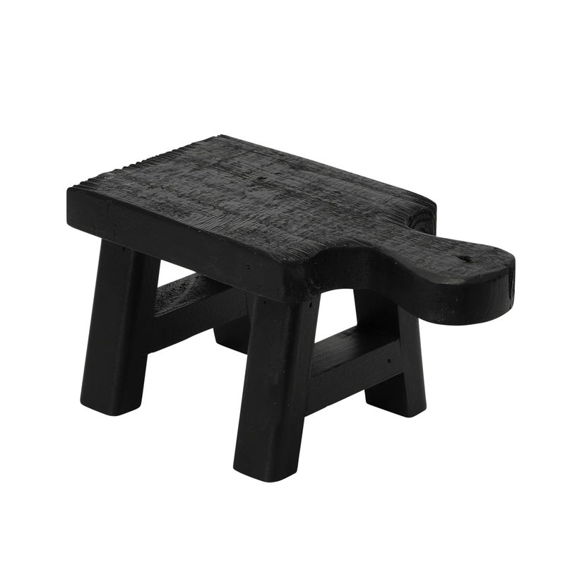 Creative Co-op Creative CoOp Decorative Wood Pedestal Black - Image 2