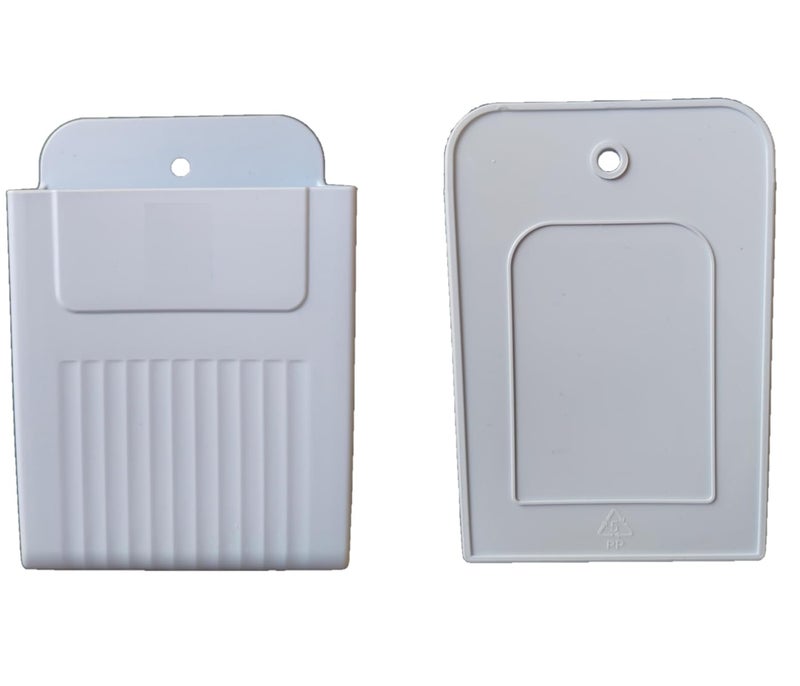 LUNAGARIYA LUNAGARIYA1 Pcs wall hanging storage box Remote Control Holder Media Organizer Storage Box Mobile Phone HolderCutlery storage for Bedside Table Bedroom  - Image 2