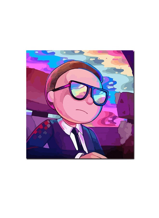 RYN Rick And Morty Wall Art Painting Multicolour 30 x 30centimeter - Image 1