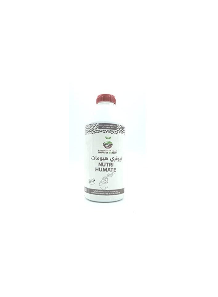 Organic Nutri Humate & Soil Enrichment Liquid Fertilizer 1Ltr "Garden Care"