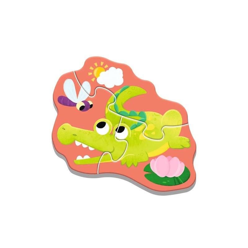 Trefl - Babies & The Bear Baby Animals (2+3+4+5) Pieces - 36135 - Image 2