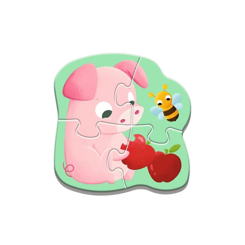 Trefl - Babies & The Bear Baby Animals (2+3+4+5) Pieces - 36135 - Image 5