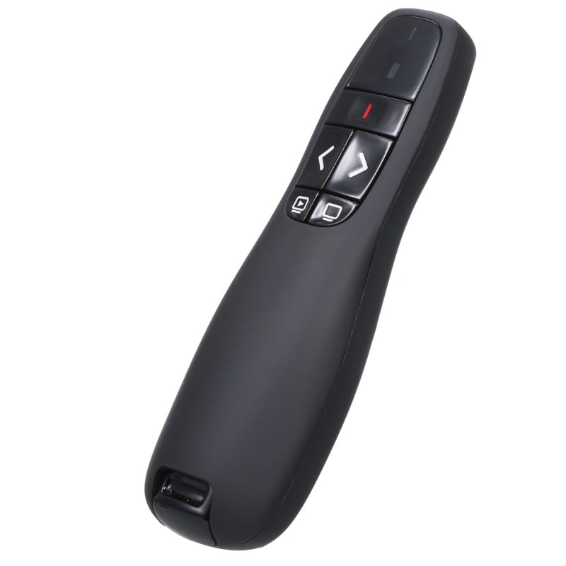 Wireless Presenter: 2.4Ghz 15M Control Range Ergonomic Plastic Remote Control - Plug And Play USB Receiver Pointer Presentation Assistant for Teachers Professors Meeting Presenters - Image 5