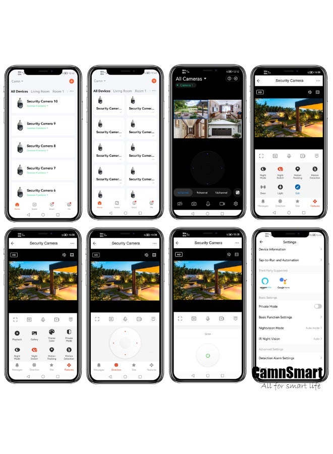 Camnsmart 5MP E27 WiFi Bulb Security Camera, Tuya Smart Life, Outdoor CCTV with Alexa Google Home - Image 5
