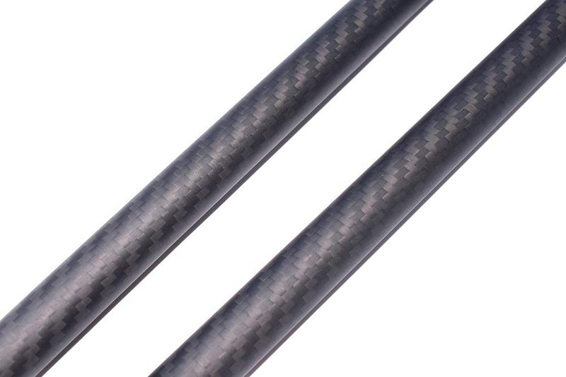 cncarbonfiber 2mm Carbon Fiber Tube 16x12x420mm, 10/12/22/25mm Available 3K Roll Wrapped Twill Matte Surface (2 pcs) - Image 2