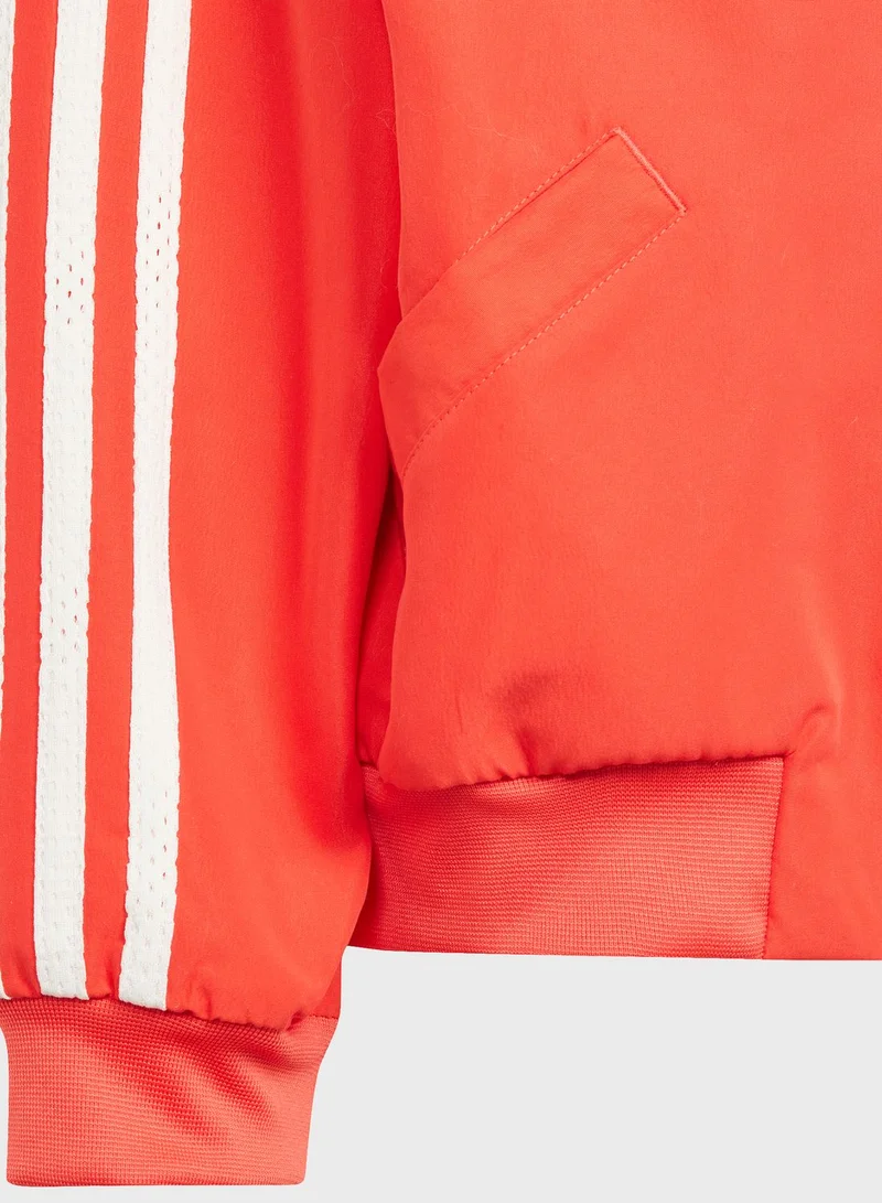 adidas جاكيت واق من الرياح بطبعة ميكي ماوس من ديزني للأطفال الصغار