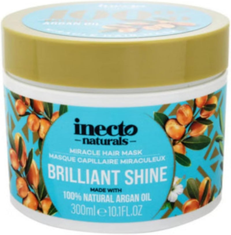Inecto Naturals Miracle Brilliant Shine Argan Hair Mask 300 ml
