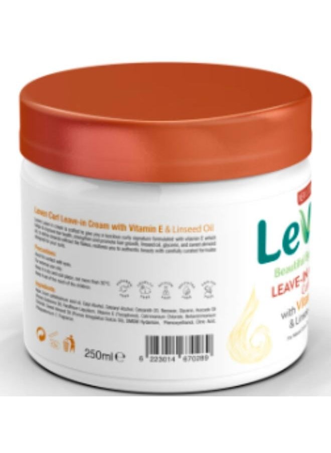 LEAVE-IN CREAM Curl with Vitamin E and Linseed Oil 250 ml
