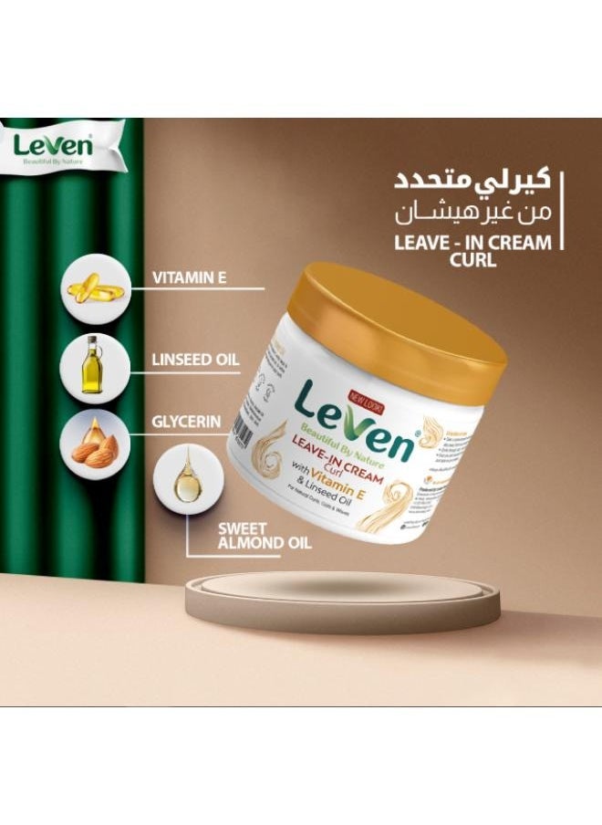 LEAVE-IN CREAM Curl with Vitamin E and Linseed Oil 250 ml