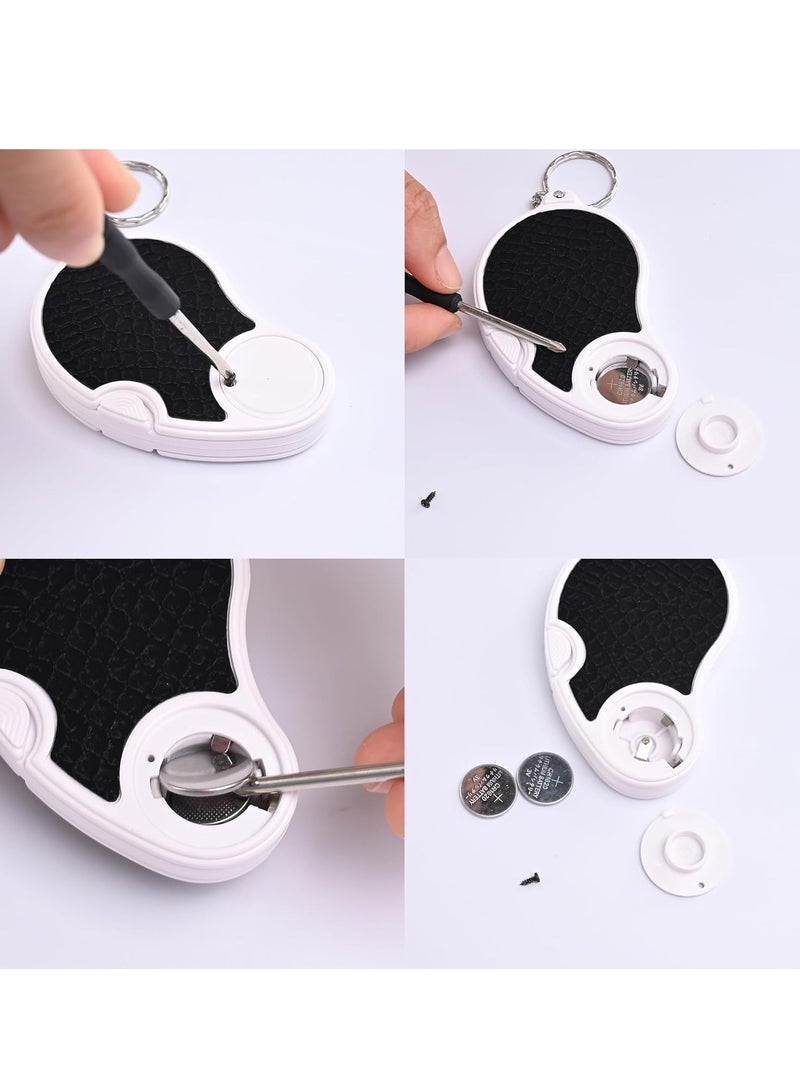 Light Magnifying Glass, Luminous Magnifying Glass, Pocket Magnifying Glass 5x Small Handheld Folding, Suitable for Money Viewing, Hobbies, And Travel - Diameter 45mm - Image 5