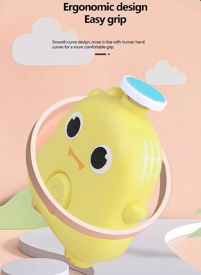 Electric Nail Trimmer, Baby Nail File, Safe + Easy Baby Nail File for Newborns, Infants & Toddlers, 6 Grinding Heads, Low Noise Newborn Nail File and Baby Nail Buffer, Gentle Nail Care Baby Nail Grooming Care Kit for Newborn Infant Toddler Toes Fingernails  - Image 4