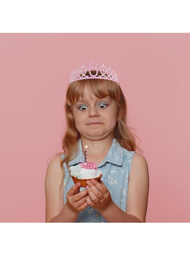 زينة عيد الميلاد للفتيات - مجموعة تاج التيارا والشريط ورباط الرأس كهدية - Image 3