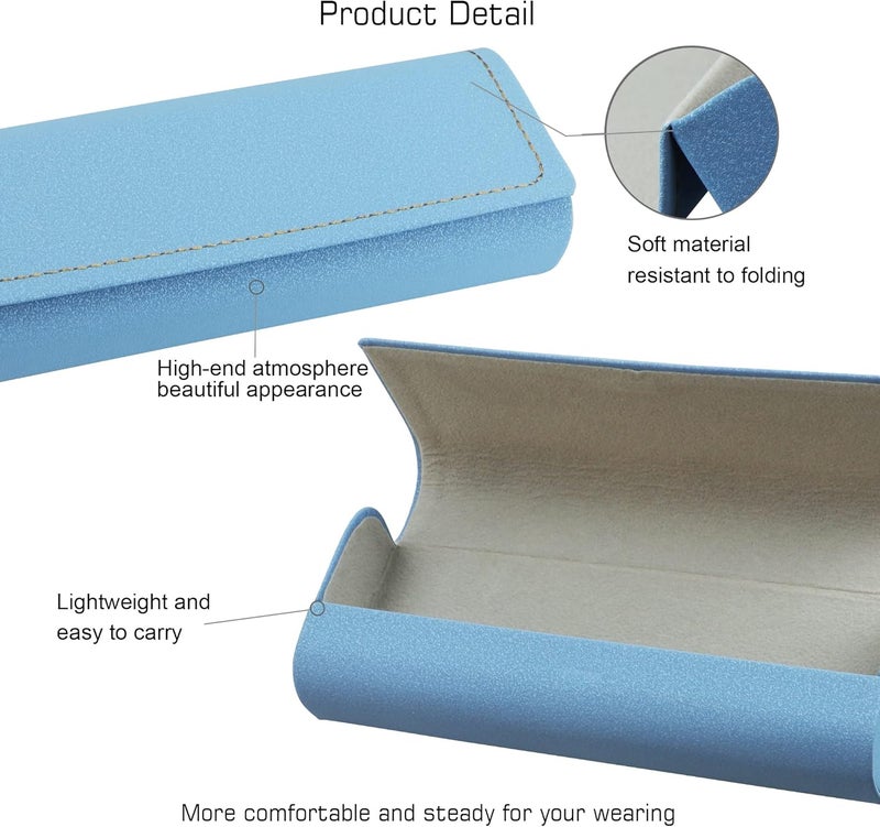 VisionGlobal Hard Shell Eyeglass Case for Eyeglasses and Sunglasses for Men/Women and Kids - Image 2