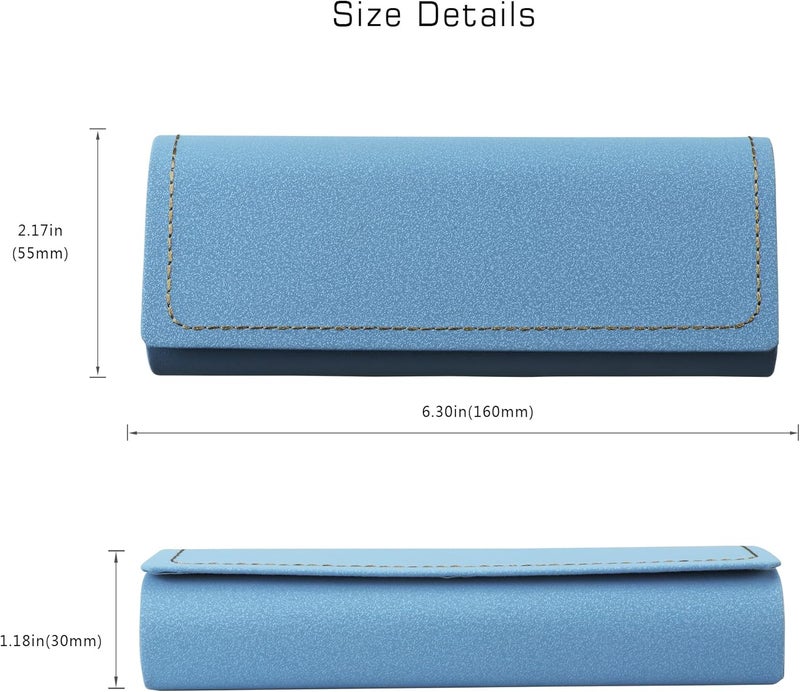 VisionGlobal Hard Shell Eyeglass Case for Eyeglasses and Sunglasses for Men/Women and Kids - Image 3