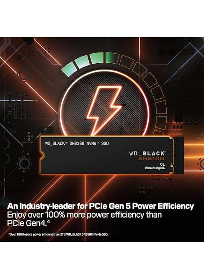 Arabest 1TB SN8100 NVMe SSD Internal Solid State Drive - Gen 5 PCIe 5.0x4, M.2 2280, Seq. Read Speeds Up to 14,900 MB/s, Best for AI Applications, Gaming, and Video Editing - WDS100T1X0M - Image 5