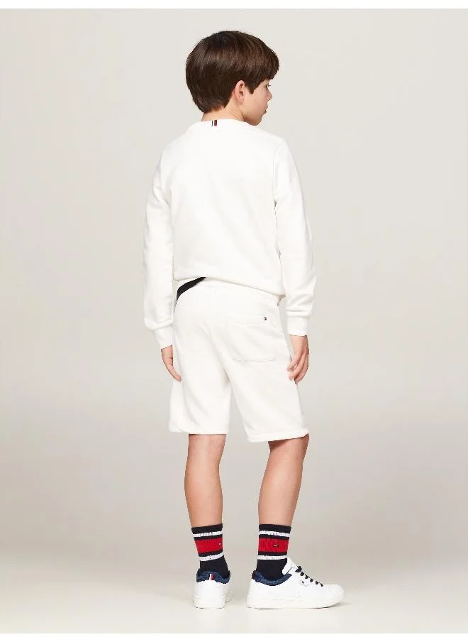 تومي هيلفيغر MONOTYPE FLOCK REG SWEATSHORTS