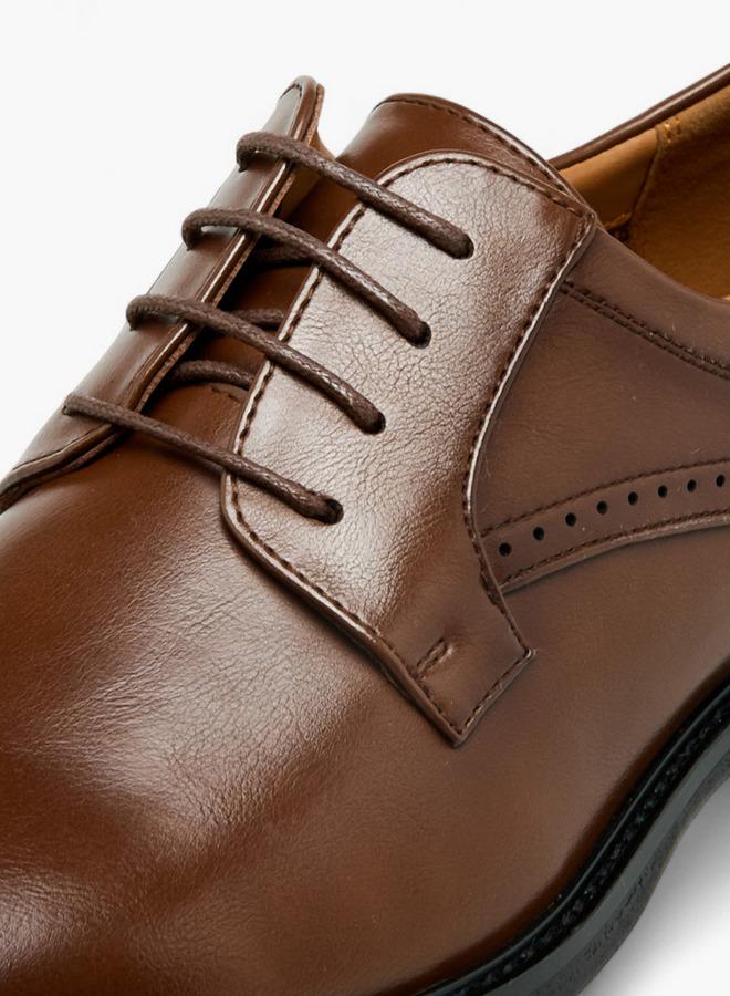 DUCHINI Men Lace-Up Derby Shoes - Image 4