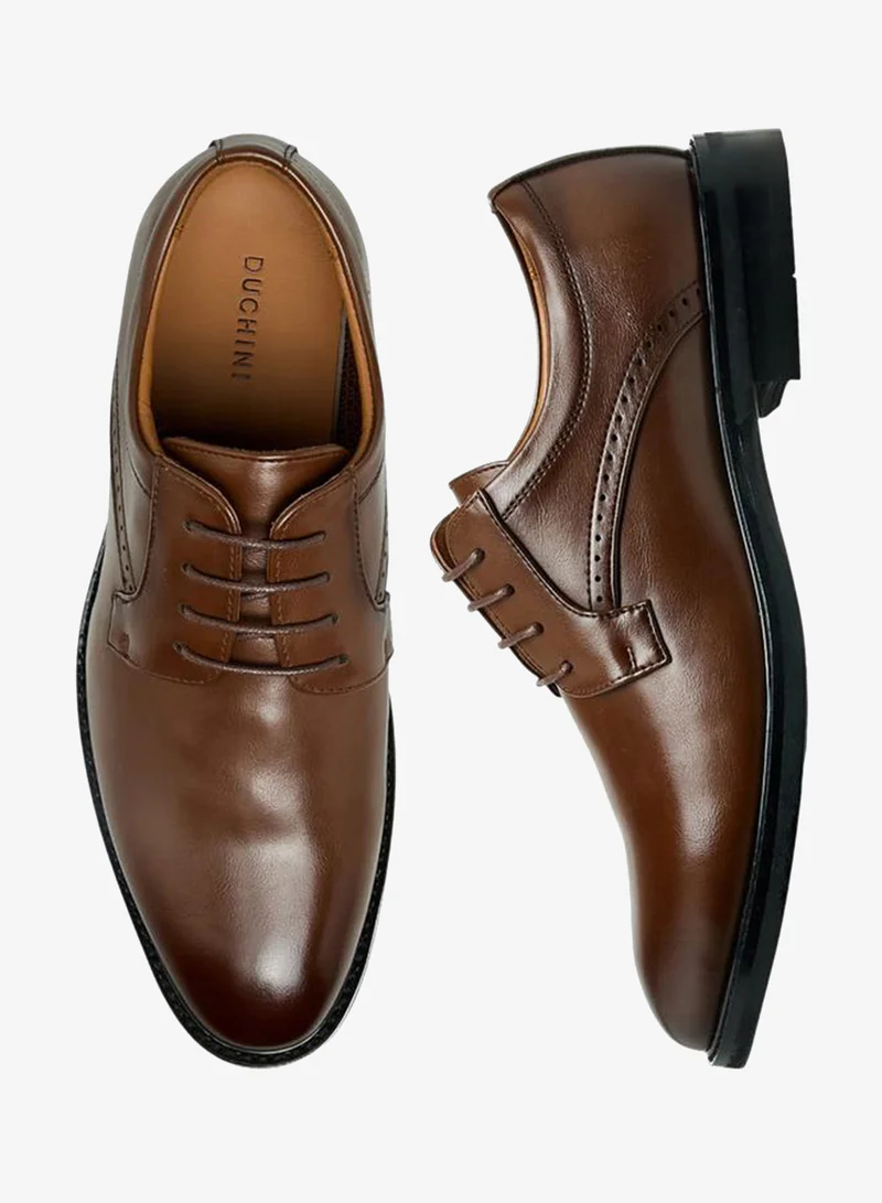 DUCHINI Men Lace-Up Derby Shoes