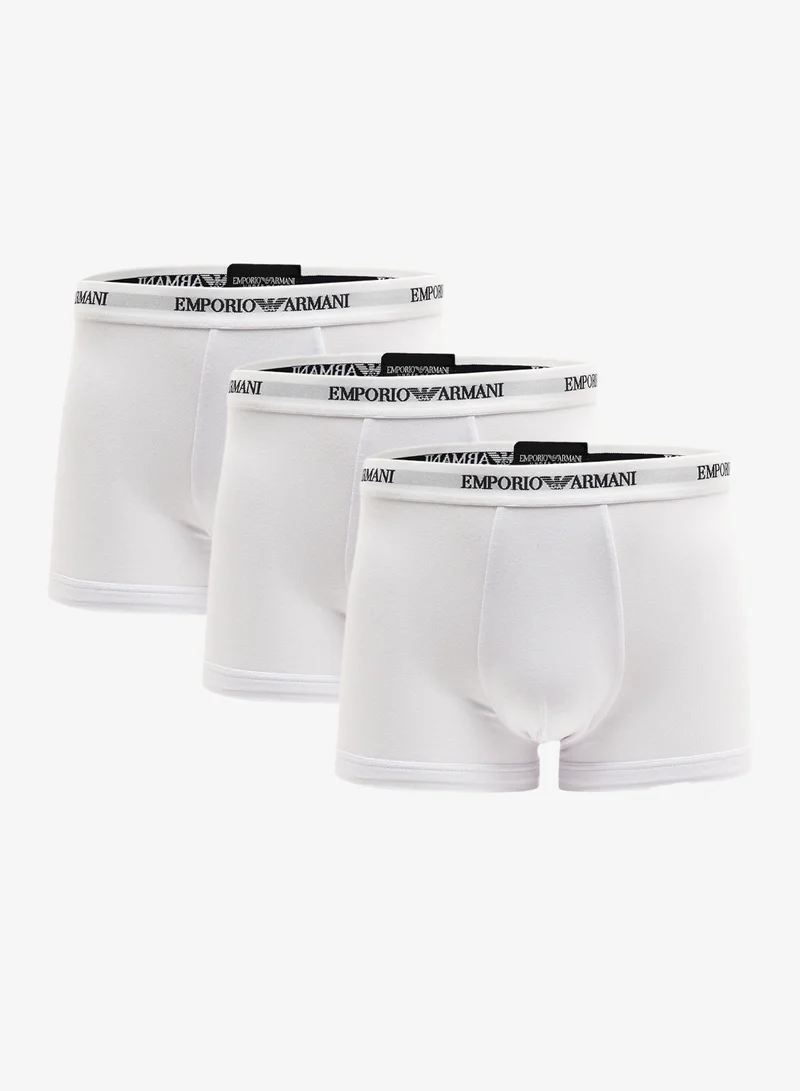 3 Pack Of Logo Boxers