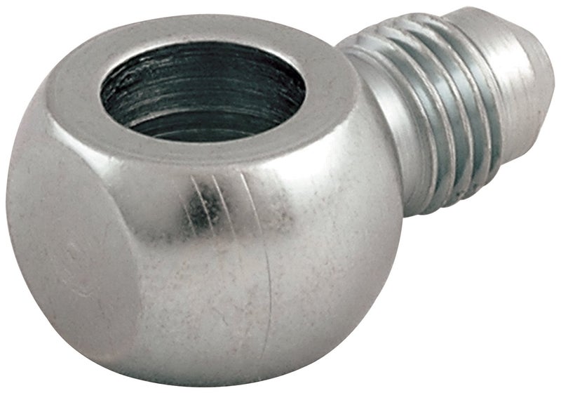 Allstar Performance Fitting, Adapter Banjo, Straight, 3 AN Male to 10 mm Banjo, Steel, Zinc Oxide, Pair - Image 4