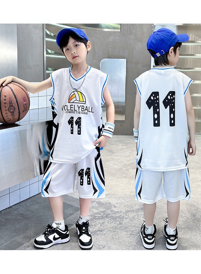 KUYING New Children's Basketball Suit Set  - Image 3