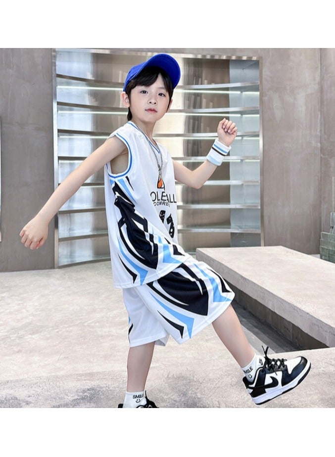KUYING New Children's Basketball Suit Set  - Image 4