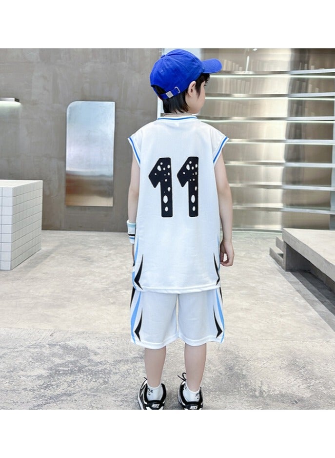 KUYING New Children's Basketball Suit Set  - Image 5