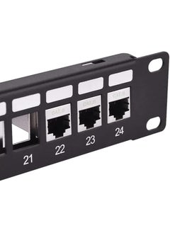 erorex Ethernet Cat6/Cat5e Keystone Coupler, STP Shielded RJ45 Network Cable Female to Female Insert Inline Coupler Extender/Extension Joiner Jack - Silver (PACK OF 10)  - Image 2
