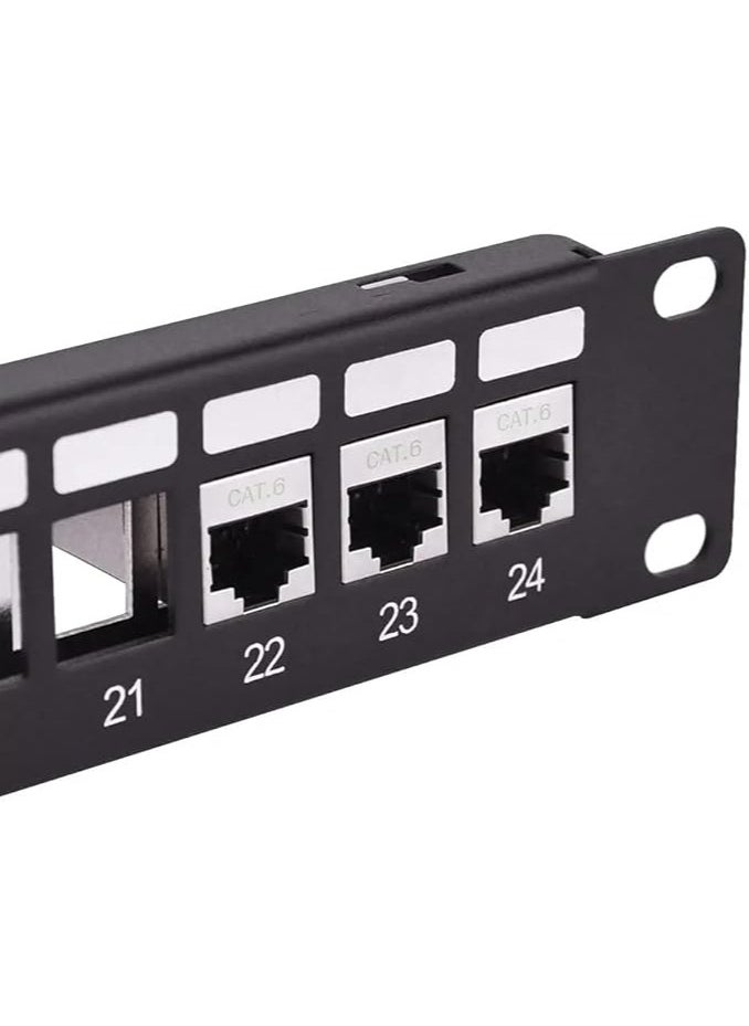 erorex - Ethernet Cat6/Cat5e Keystone Coupler, STP Shielded RJ45 Network Cable Female to Female Insert Inline Coupler Extender/Extension Joiner Jack - Silver (PACK OF 10) - Image 1