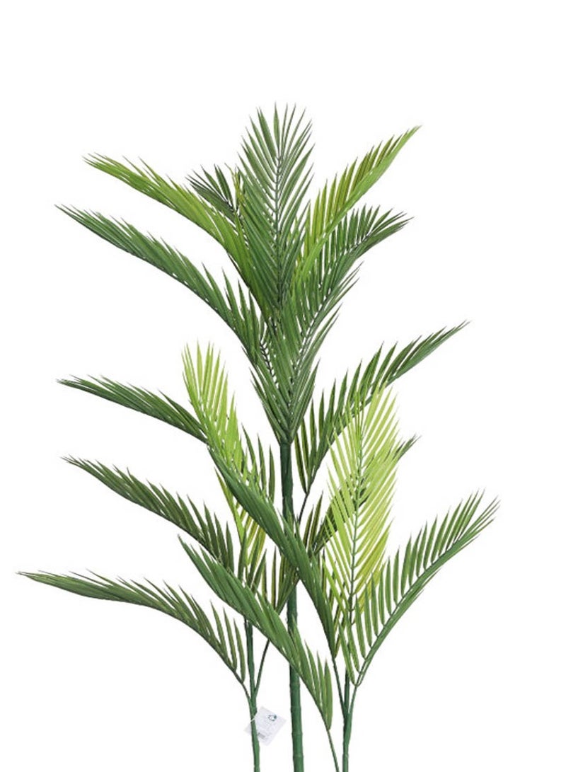 سي او أرماء شجرة صناعية بمركن زاوية  محاكاة شجرة الأريكا الخضراء بالشكل والملمس 115 سم - Image 2