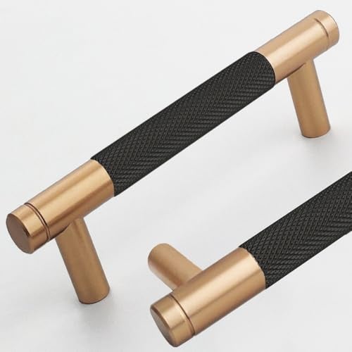 Ntresbonne 12 Pack 3 34 Inch 96 mm Bronze and Black Barrel Cabinet Pulls Cupboard Aluminum Handles Drawer Pull Cabinet Handles - Image 1