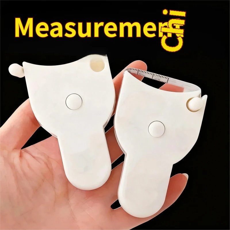 شريط قياس الجسم الأبيض - شريط قياس ناعم لقياس الخصر والصدر والذراع والساق، محمول - Image 5