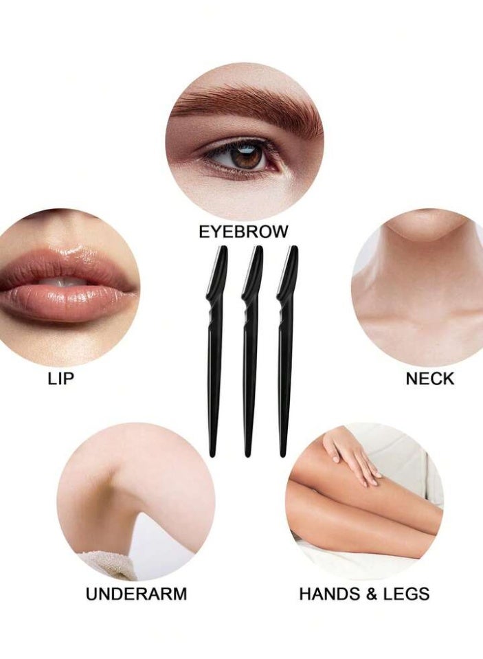 شفرات تحديد الحواجب وتقشير الوجه (Dermaplaning) | إزالة آمنة لزغب الوجه وتنعيم للبشرة! - Image 2