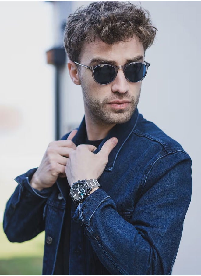 CASIO - Edifice Sospensione ECB-40DB-1A | Bluetooth® Smartwatch with Black Ion-Plated Beze - Image 1