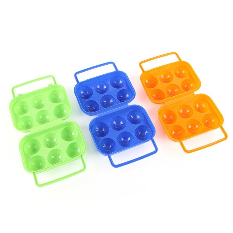 FantasyDay 6 Grids Egg Holders, Sturdy Shockproof Durable Egg Cartons Egg Containers With Lid for Refrigerator - Large Capacity Egg Organizer Box for Home Kitchen Outdoor Picnic Hiking Storage - Image 5