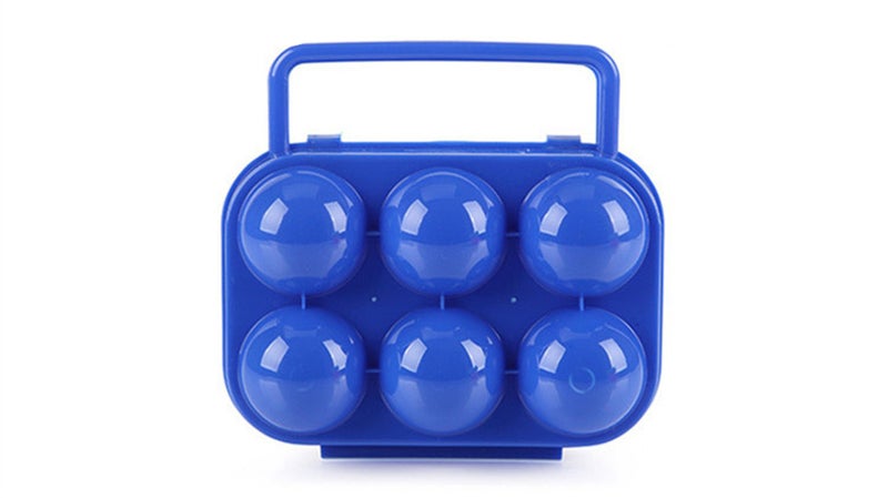 FantasyDay 6 Grids Egg Holders, Sturdy Shockproof Durable Egg Cartons Egg Containers With Lid for Refrigerator - Large Capacity Egg Organizer Box for Home Kitchen Outdoor Picnic Hiking Storage - Image 1