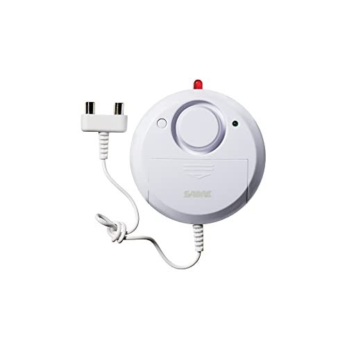 SABRE Water Leakage Alarm, 110 dB Alarm, Audible Up To 1,500-Feet (457-Meters), All Direction Water Sensor, High and Low Volume Settings, Battery Test Button - Image 1