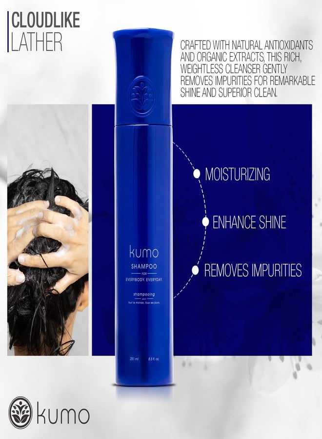 Kumo Shampoo for Everybody Everyday, (Clarifier and Volumizing), For Oily Hair, Moroccan Argan oil Shampoo, Deep Hydrating Moisture, Sulfate & Paraben Free, Vegan - Image 5